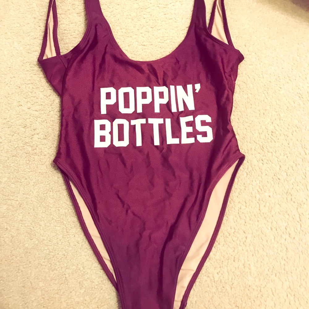 Private party one piece swim suit